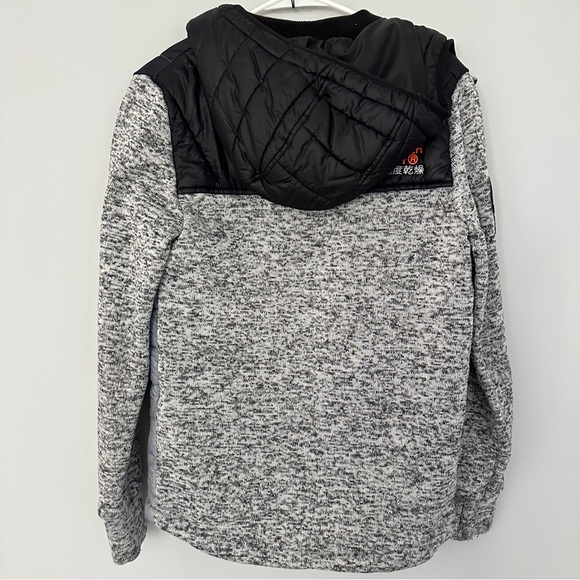 Superdry Storm Softshell Hybrid Zip Hooded Jacket - Picture 2 of 11